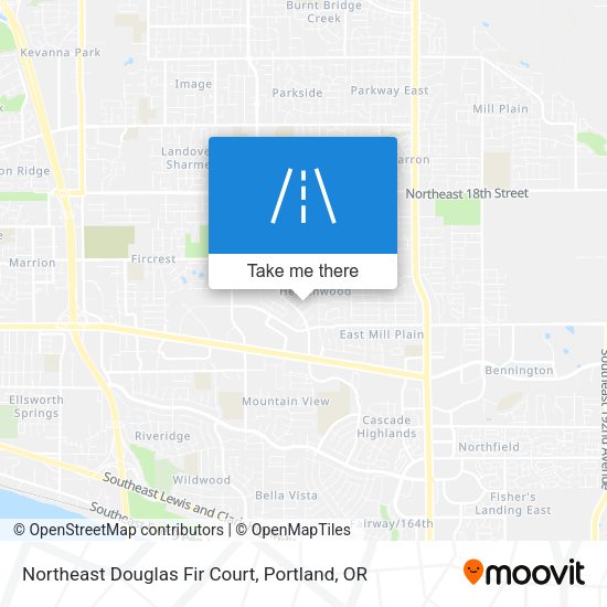 Mapa de Northeast Douglas Fir Court