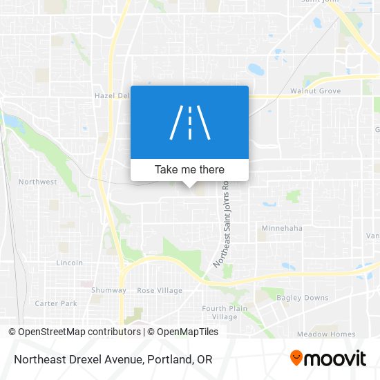 Northeast Drexel Avenue map