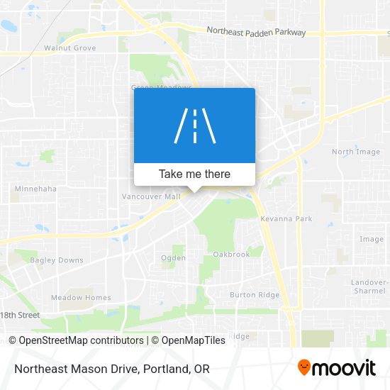 Northeast Mason Drive map