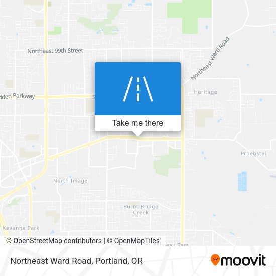 Mapa de Northeast Ward Road