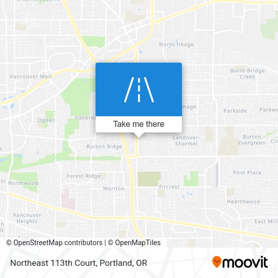 Mapa de Northeast 113th Court