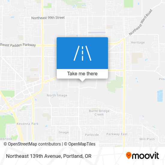 Northeast 139th Avenue map