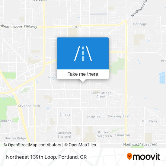 Mapa de Northeast 139th Loop