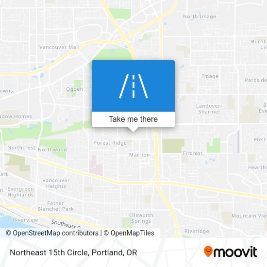 Mapa de Northeast 15th Circle