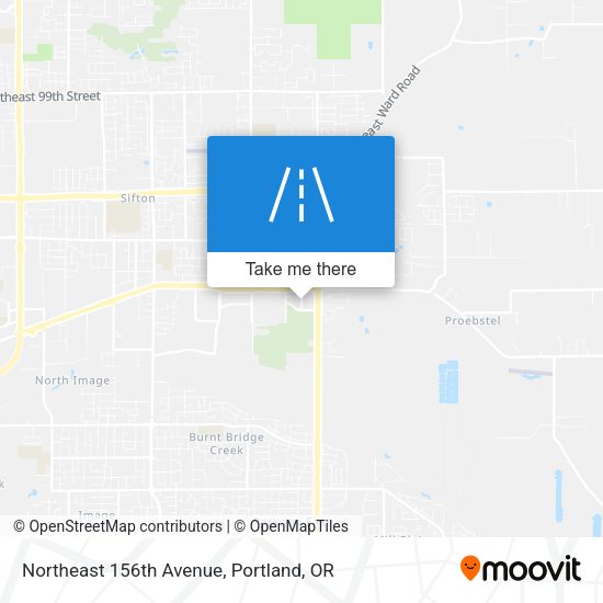 Mapa de Northeast 156th Avenue