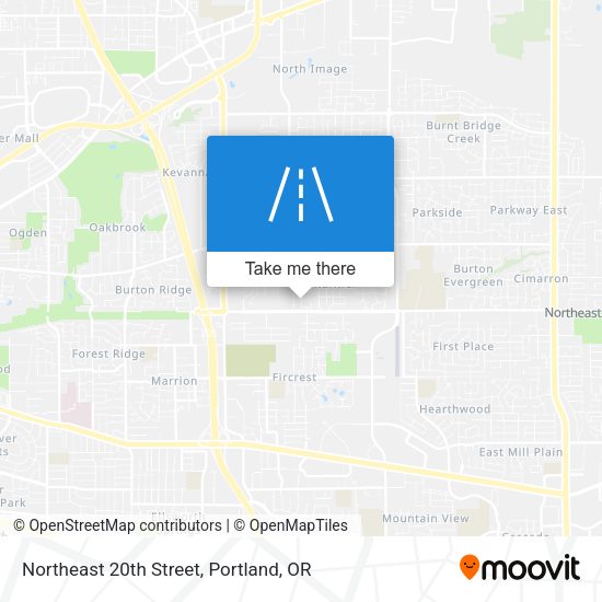 Mapa de Northeast 20th Street