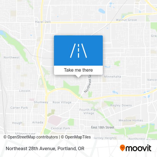 Mapa de Northeast 28th Avenue