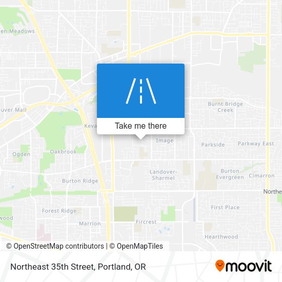 Mapa de Northeast 35th Street