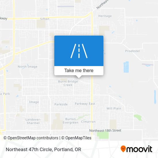 Northeast 47th Circle map