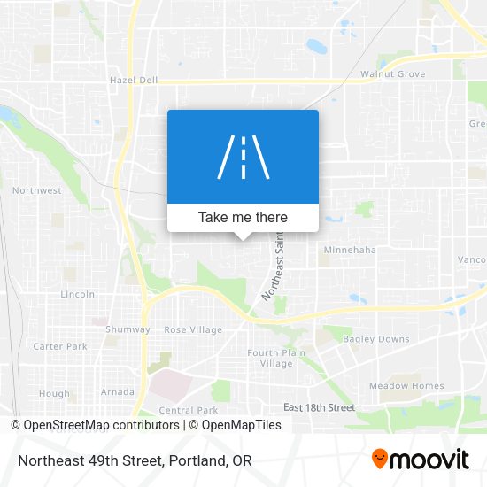 Mapa de Northeast 49th Street