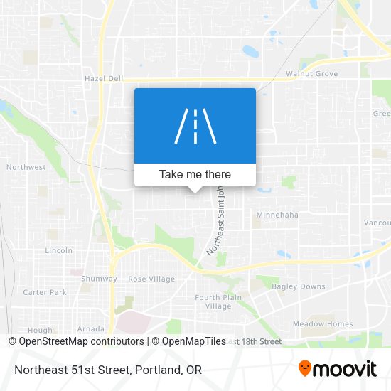 Mapa de Northeast 51st Street