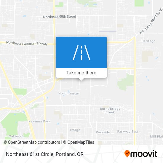 Northeast 61st Circle map
