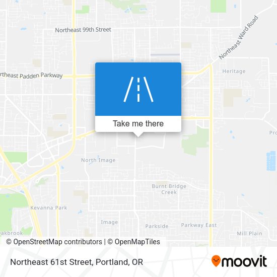 Northeast 61st Street map