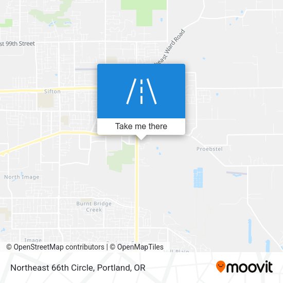 Mapa de Northeast 66th Circle
