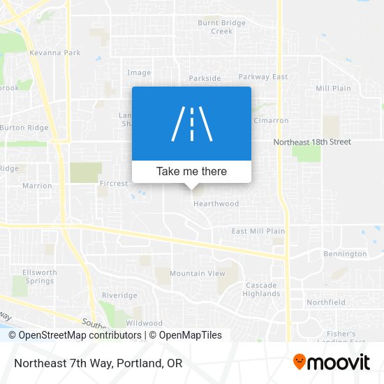 Mapa de Northeast 7th Way