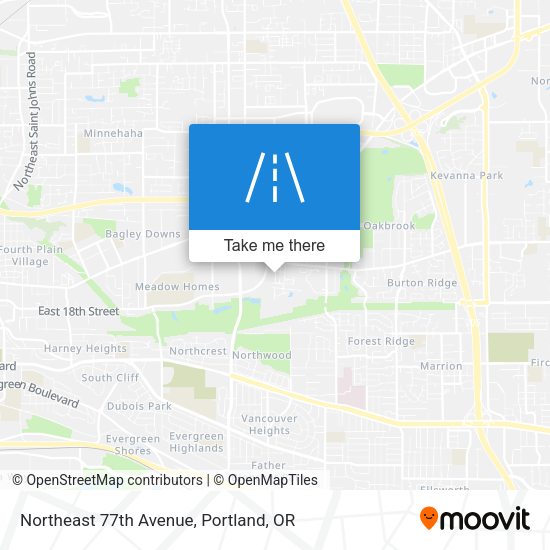 Mapa de Northeast 77th Avenue