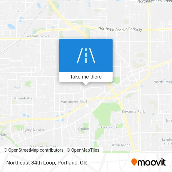 Northeast 84th Loop map