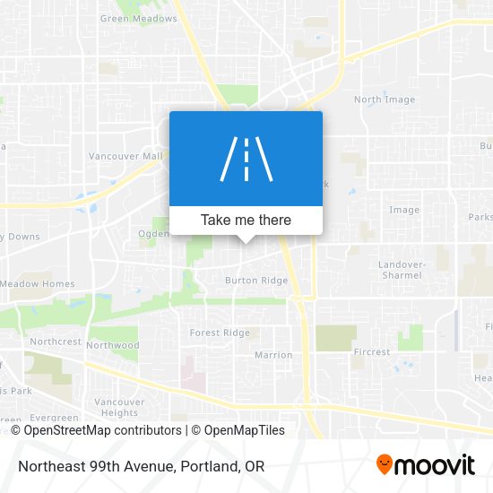 Northeast 99th Avenue map