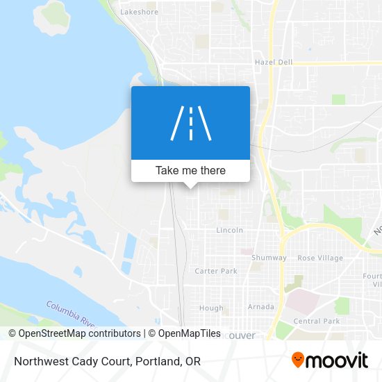 Mapa de Northwest Cady Court