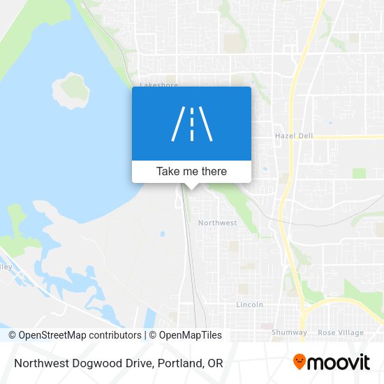 Northwest Dogwood Drive map