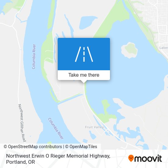 Northwest Erwin O Rieger Memorial Highway map