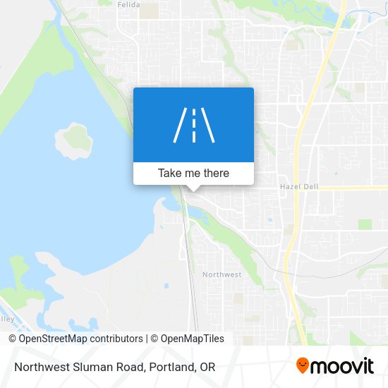 Northwest Sluman Road map