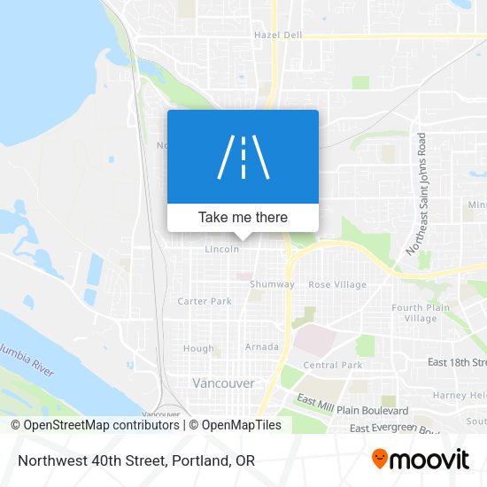 Mapa de Northwest 40th Street