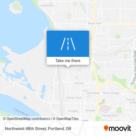 Northwest 48th Street map