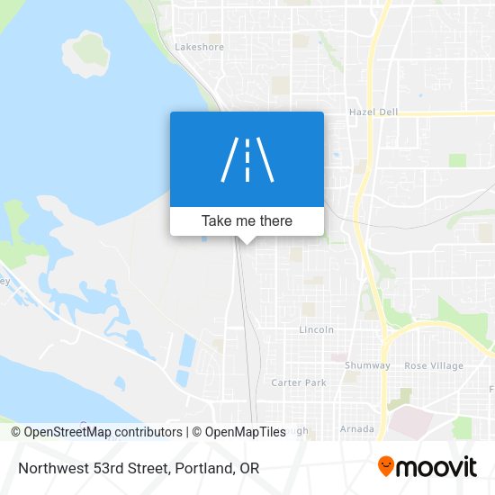 Mapa de Northwest 53rd Street