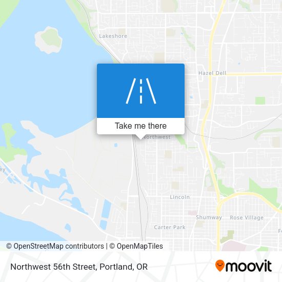 Northwest 56th Street map