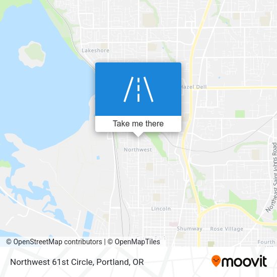 Mapa de Northwest 61st Circle