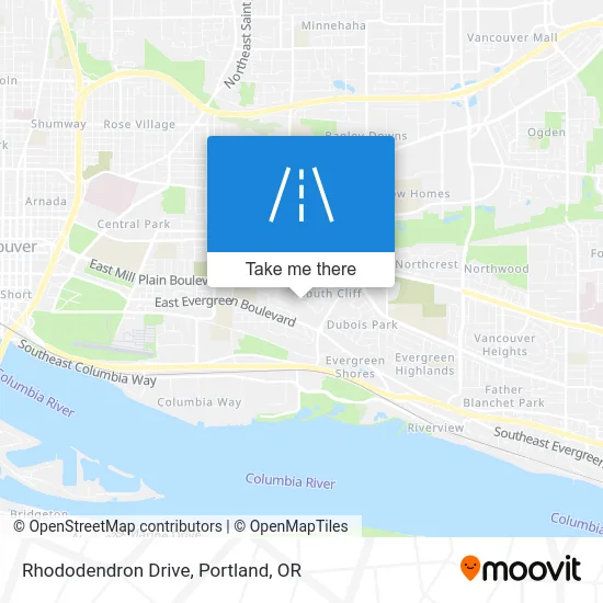 Rhododendron Drive map