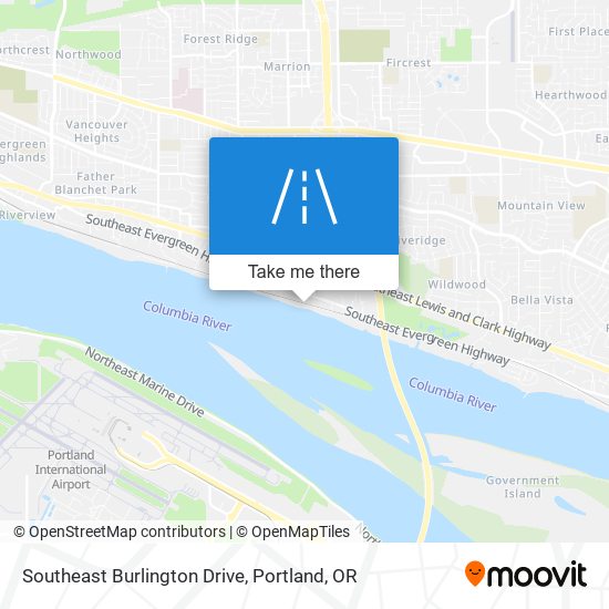 Mapa de Southeast Burlington Drive