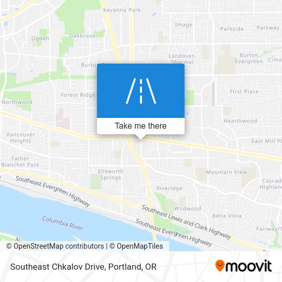 Mapa de Southeast Chkalov Drive