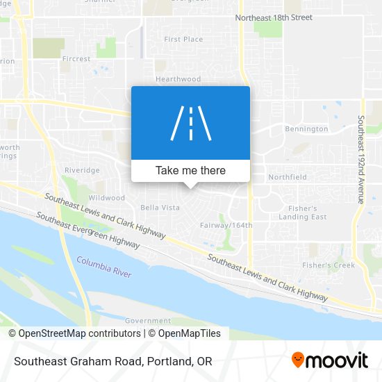 Southeast Graham Road map