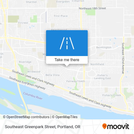 Mapa de Southeast Greenpark Street