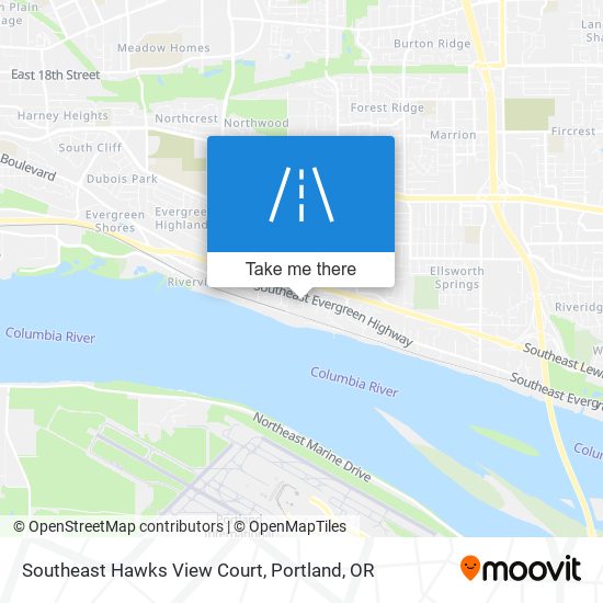 Mapa de Southeast Hawks View Court