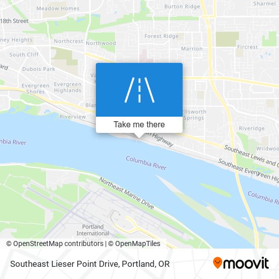 Mapa de Southeast Lieser Point Drive