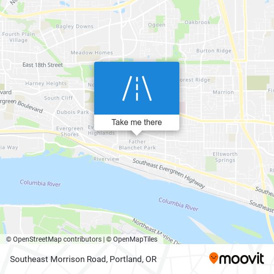 Southeast Morrison Road map