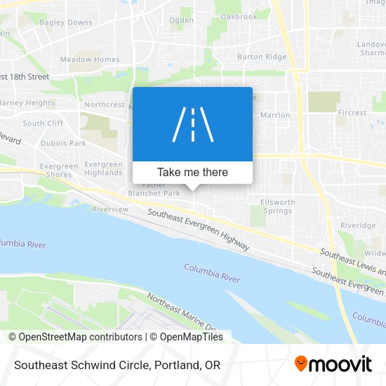 Southeast Schwind Circle map