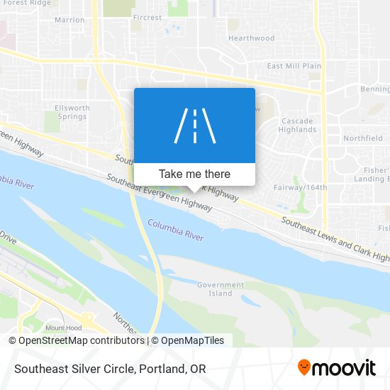 Mapa de Southeast Silver Circle
