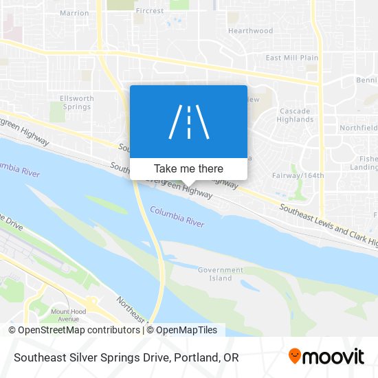 Mapa de Southeast Silver Springs Drive