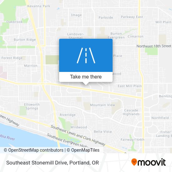 Southeast Stonemill Drive map