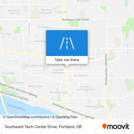 Southeast Tech Center Drive map