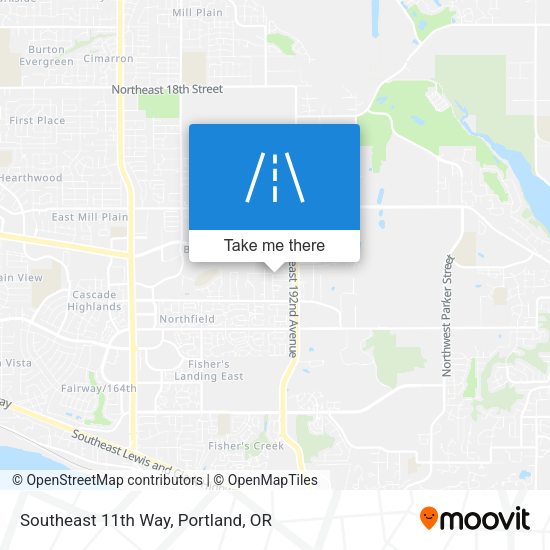 Mapa de Southeast 11th Way
