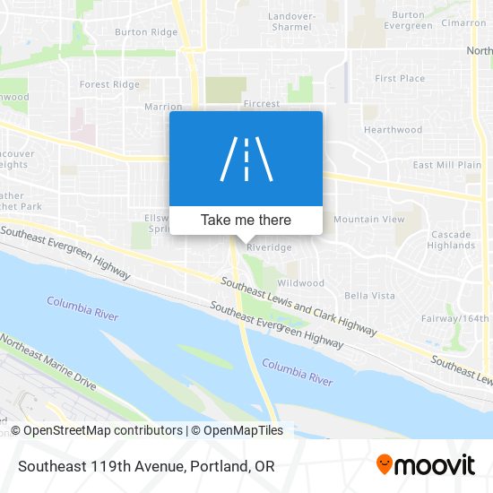 Mapa de Southeast 119th Avenue