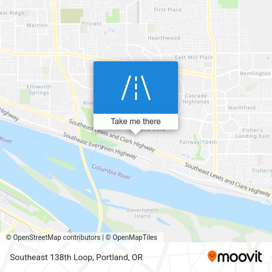 Mapa de Southeast 138th Loop