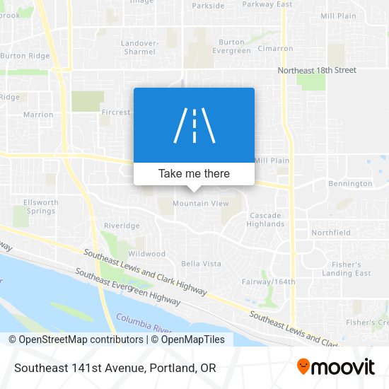 Southeast 141st Avenue map
