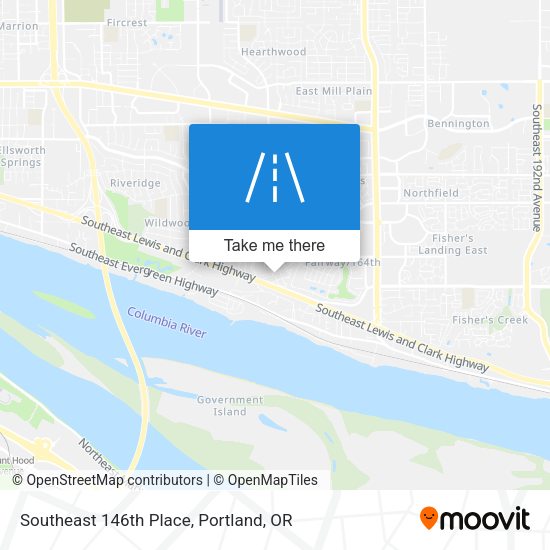 Mapa de Southeast 146th Place
