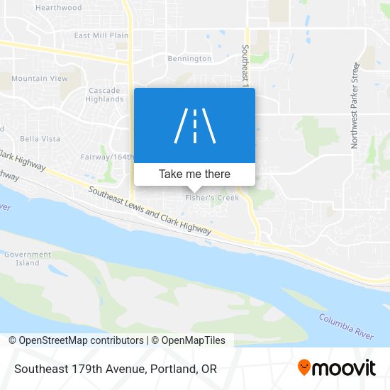 Southeast 179th Avenue map